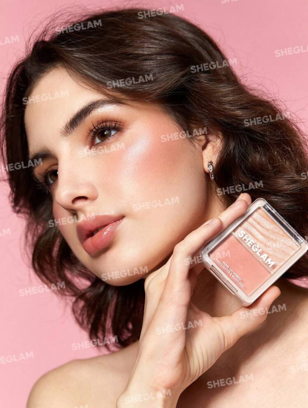 پالت رژگونه و هایلایتر دوکاره