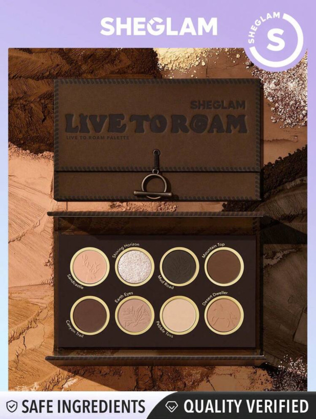 پالت سایه چشم ۸ رنگ Live To Roam شیگلم
