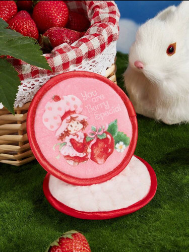 ست ۲ عددی پد پاککننده آرایش با طرح توتفرنگی