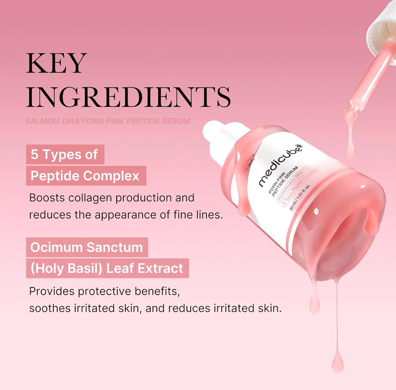 سرم گلو پینکمدی کیوب - 30ml