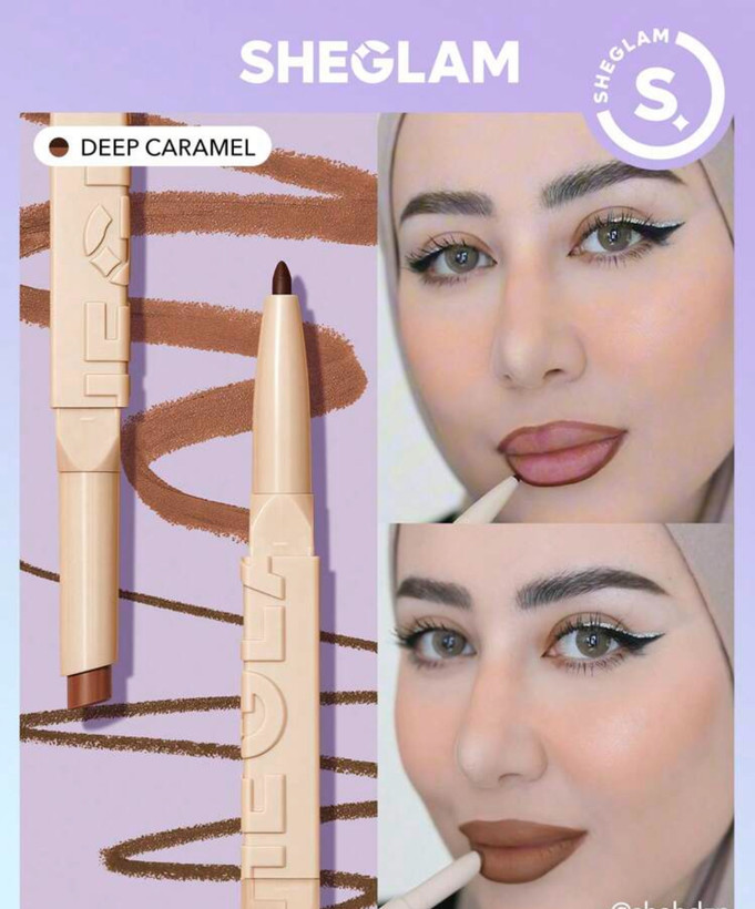 رژ لب و خط لب دوطرفه، بافت مات،