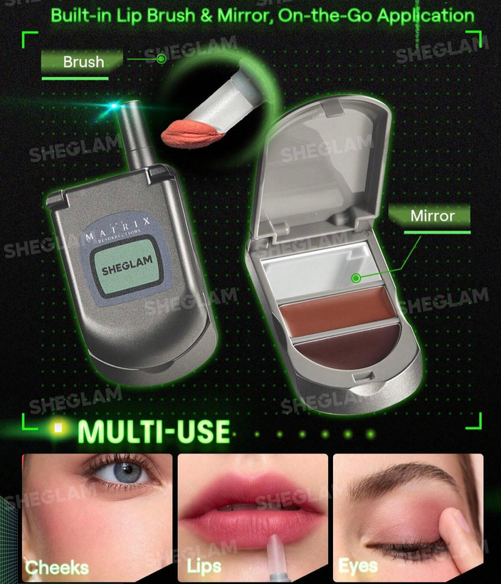 رژگونه موبایل دو رنگ ماتریکس شیگلم