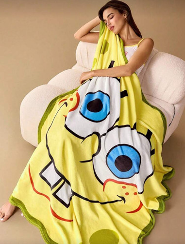 پتو فلاسی ضخیم باب اسفنجی و پاتریک