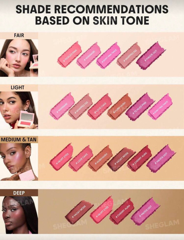 رژگونه پودری شیمردار شیگلم