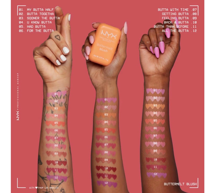 رژگونه پودری نکس nyx