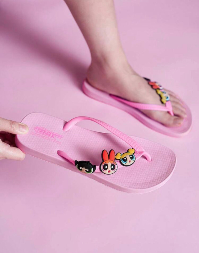 صندل/ دمپایی لاانگشتی دختران پاورپاف