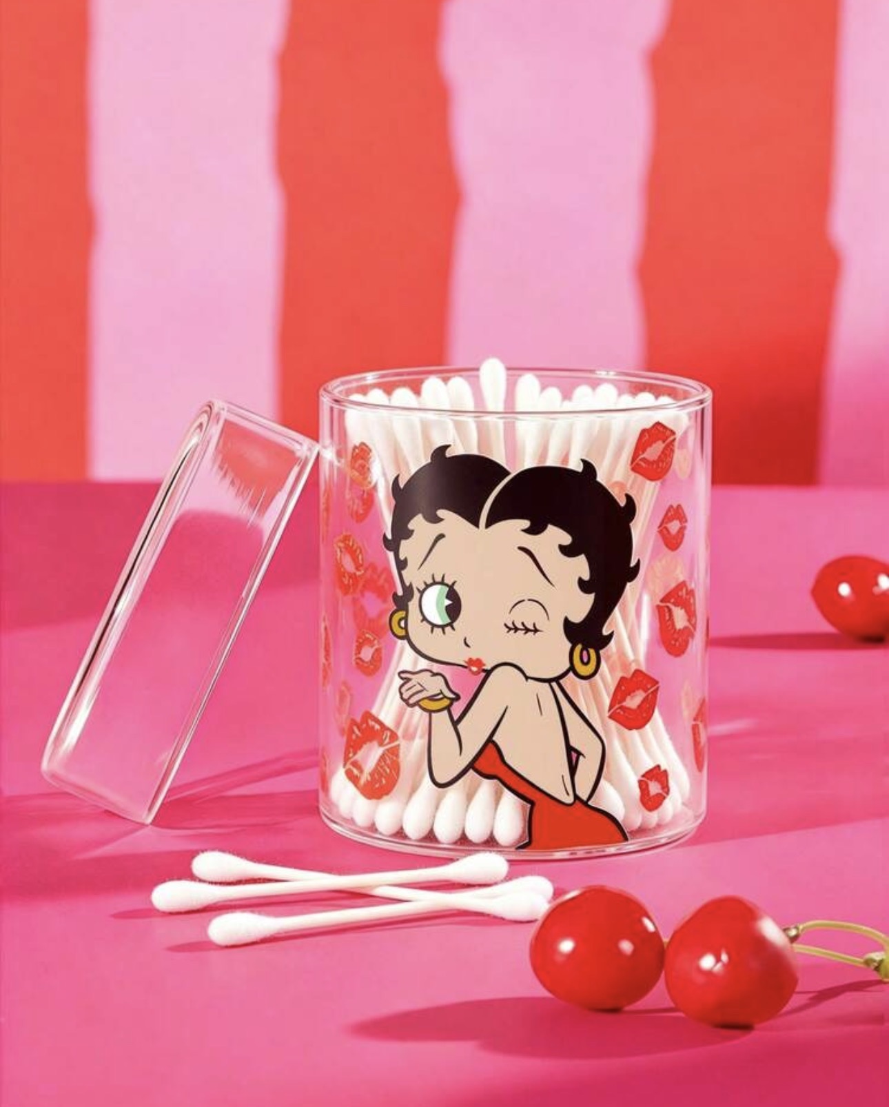 جای شیشه ای نگهدارنده Betty Boop