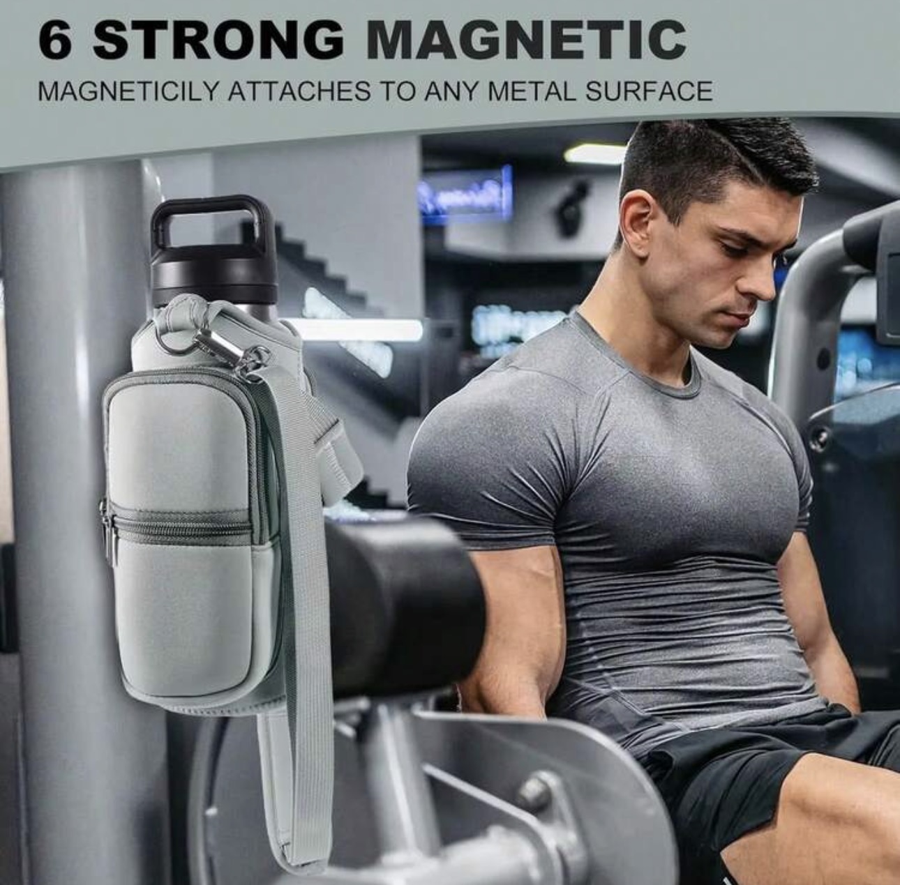 کیف نگهدارنده باشگاهی بطری آب مگنتی یونی‌سکس