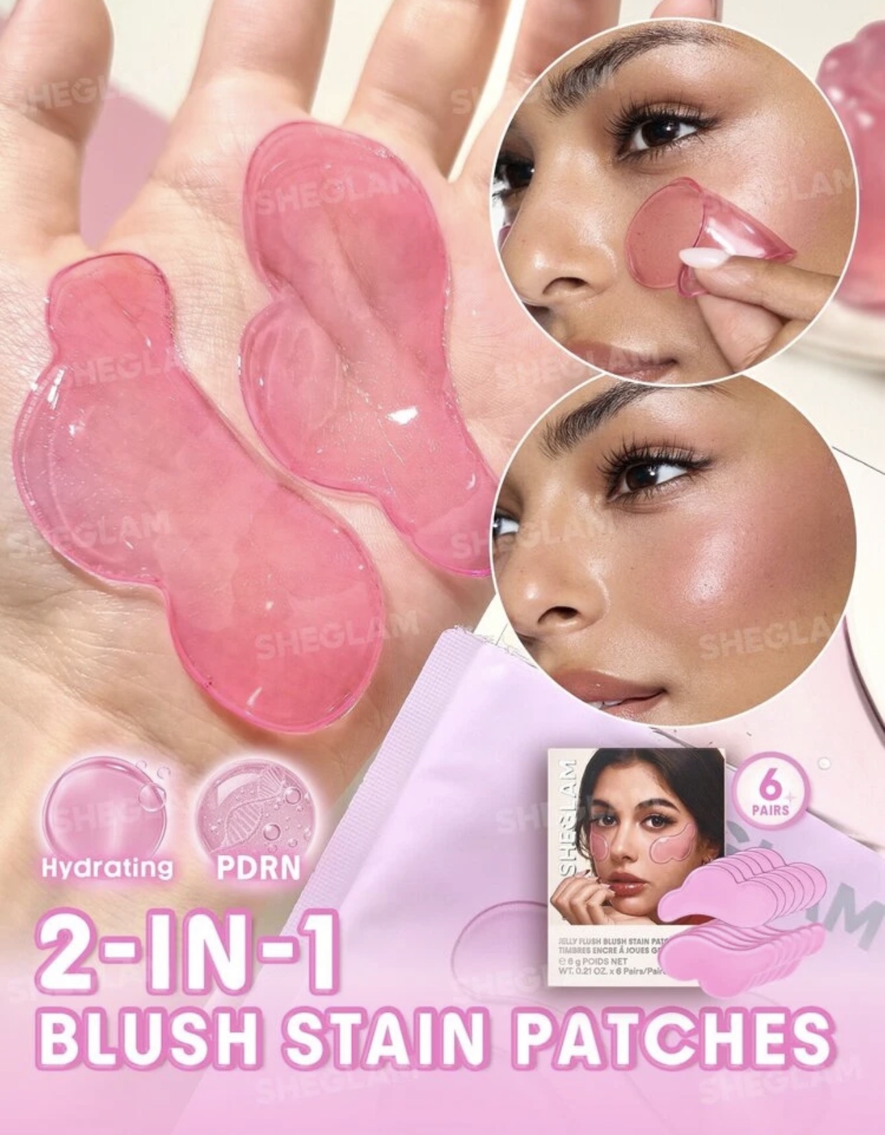 پچ رژگونه ژلی و آبرسان شیگلم